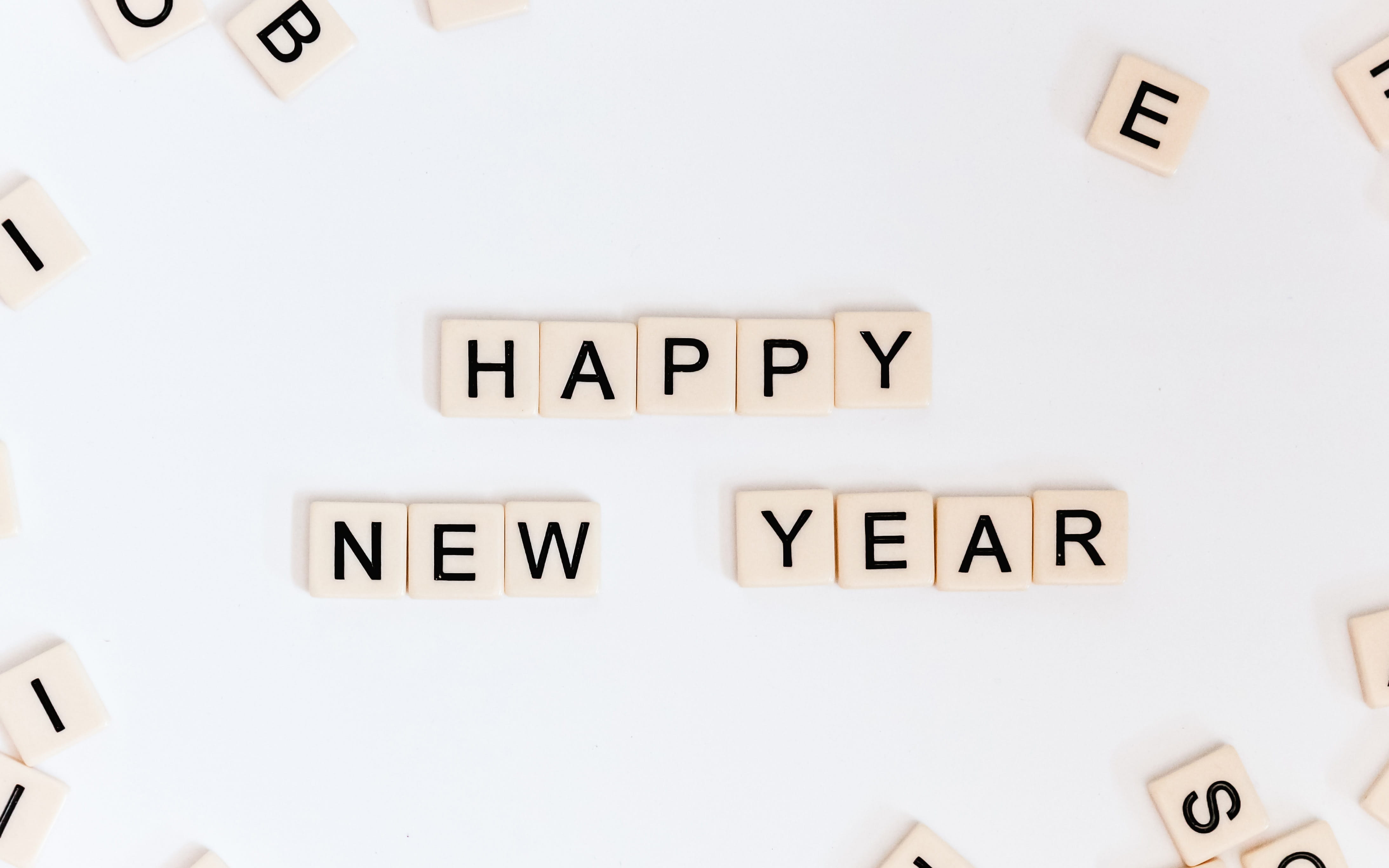 Die Buchstaben Happy New Year