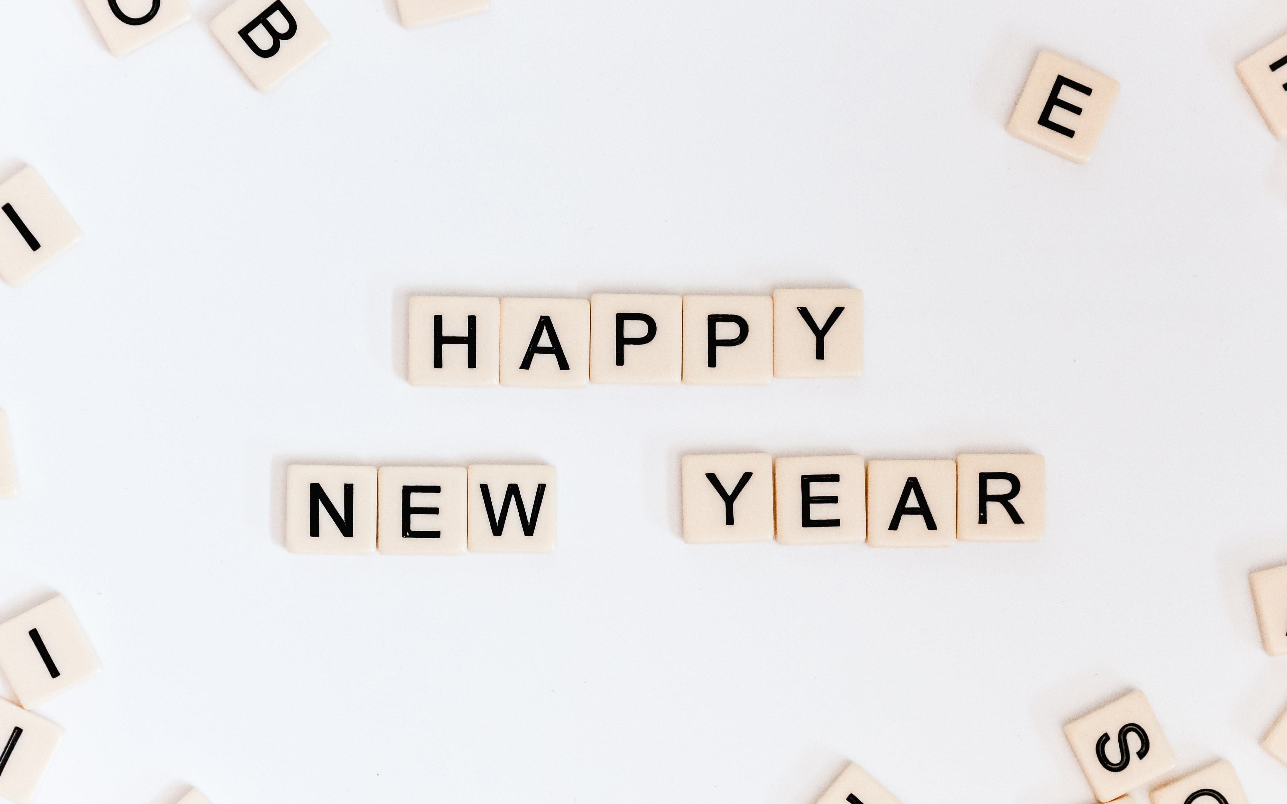 Die Buchstaben Happy New Year
