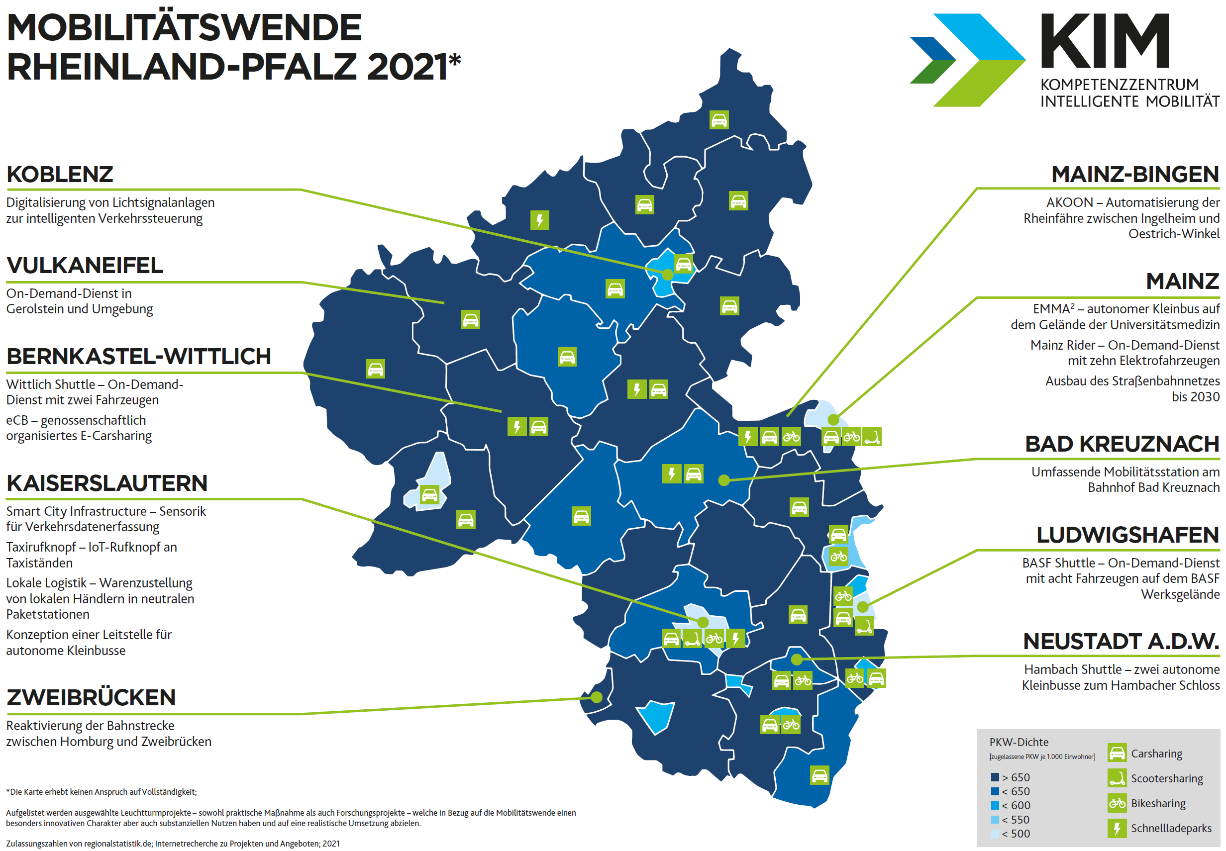 Karte Mobilitätswende Rheinland-Pfalz 2021